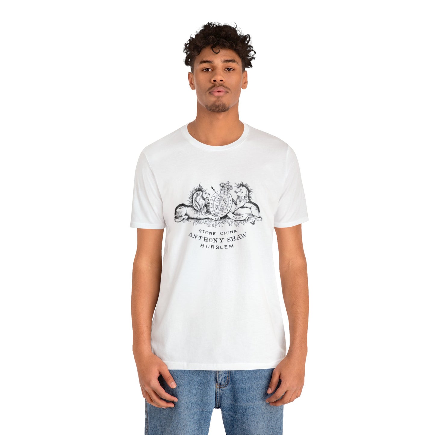 Anthony Shaw Antique Ironstone Stamp Short Sleeve Tee