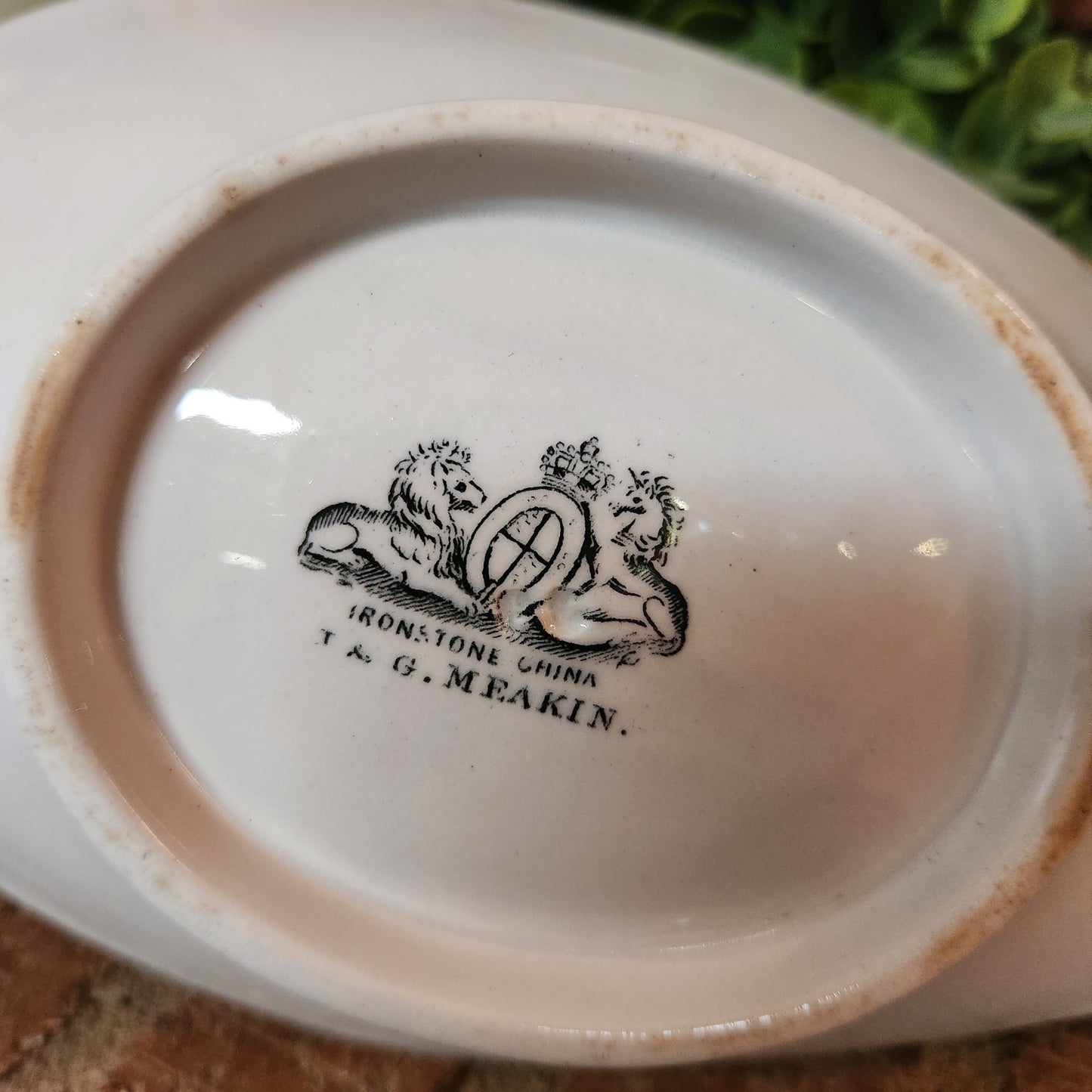 J&G Meakin Antique Ironstone Relish Dish