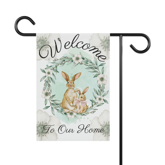 Farmhouse Easter Garden Flag