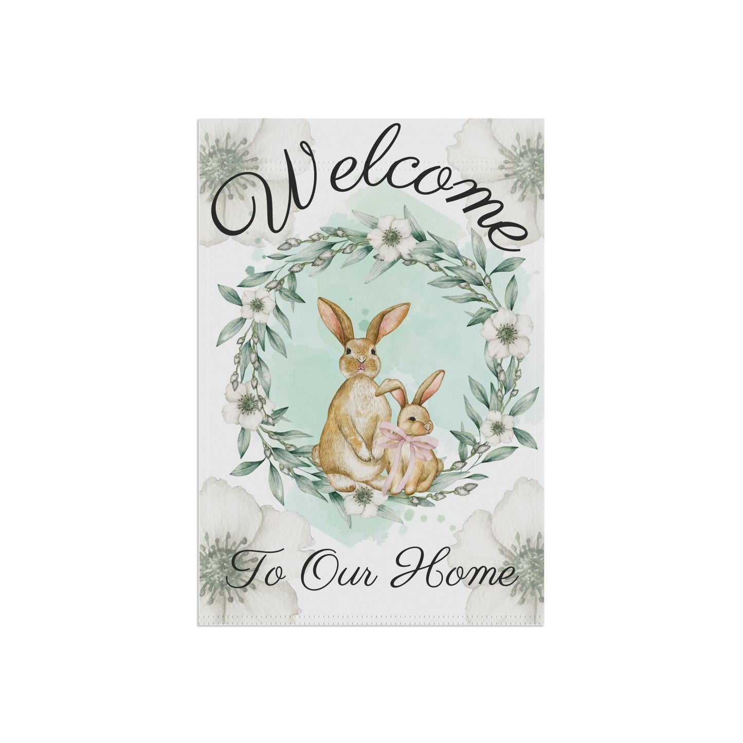 Farmhouse Easter Garden Flag