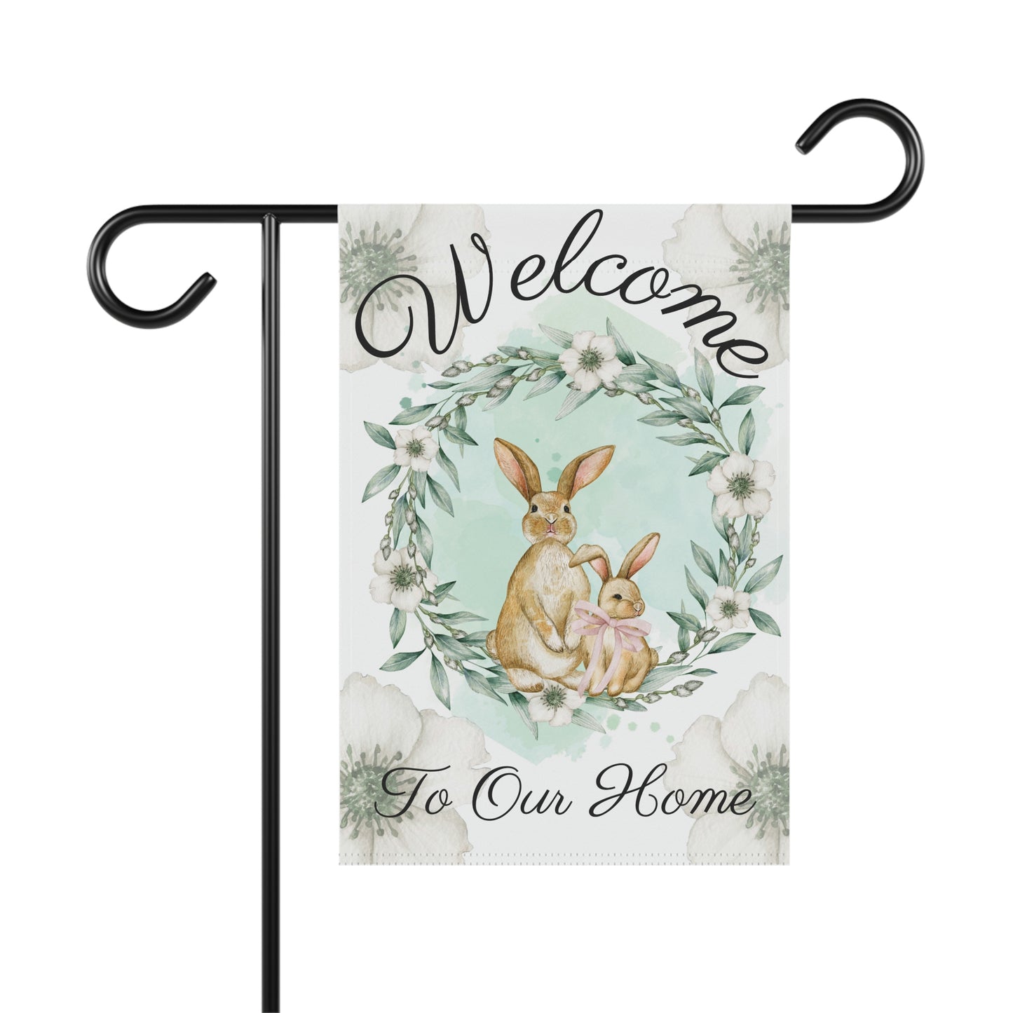 Farmhouse Easter Garden Flag